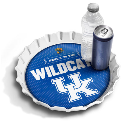 Kentucky Wildcats Bottle Cap Serving Tray