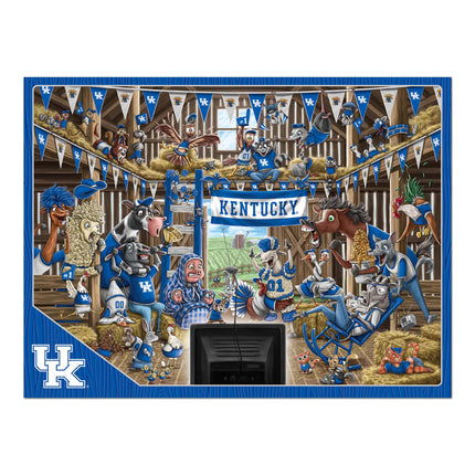 Kentucky Wildcats Barnyard Fans Puzzle - 500 PC