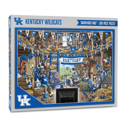 Kentucky Wildcats Barnyard Fans Puzzle - 500 PC