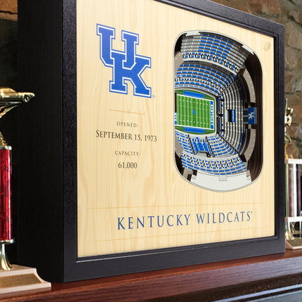 Kentucky Wildcats 25-Layer StadiumViews 3D Wall Art