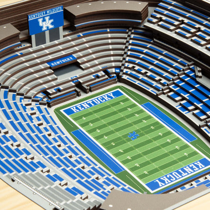 Kentucky Wildcats 25-Layer StadiumViews 3D Wall Art