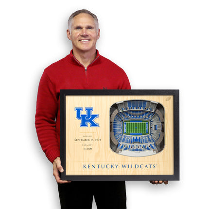 Kentucky Wildcats 25-Layer StadiumViews 3D Wall Art