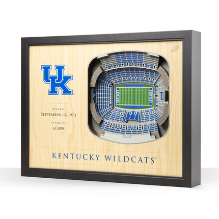 Kentucky Wildcats 25-Layer StadiumViews 3D Wall Art