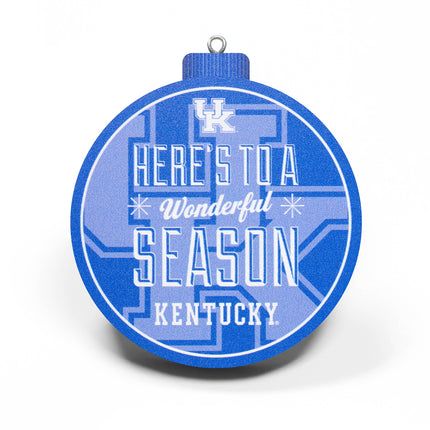 Kentucky Wildcats 3D Logo Series Ornament