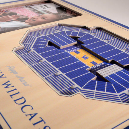 Kentucky Wildcats 3D StadiumView Picture Frame