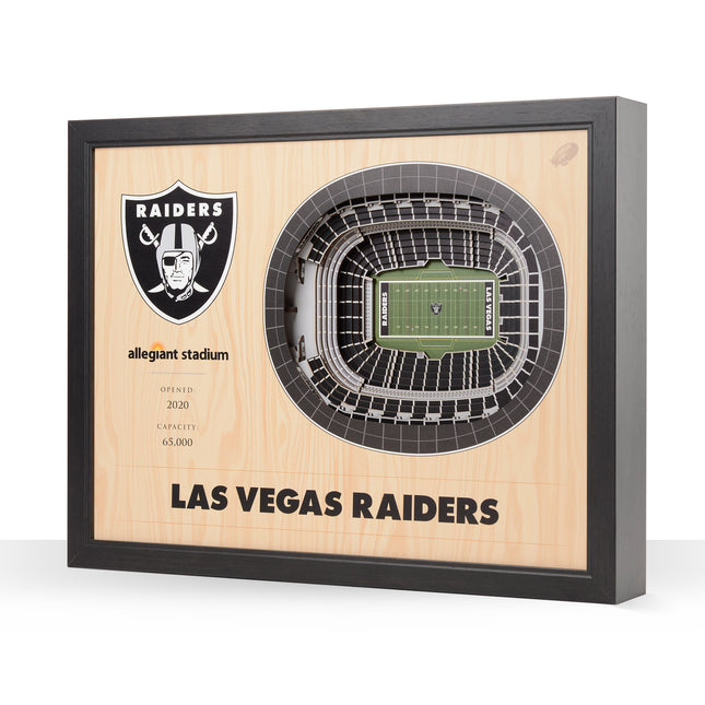 Las Vegas Raiders 25 Layer Stadium Art