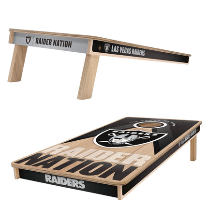 Las Vegas Raiders Cornhole Boards 2x4 Slogan Series