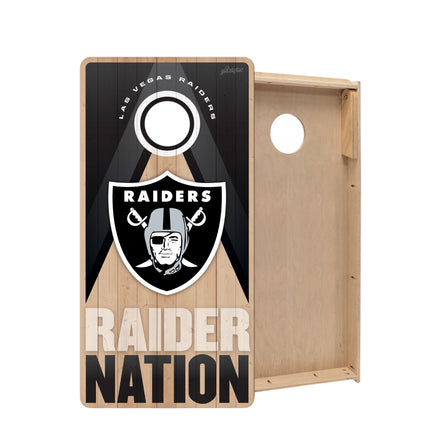 Las Vegas Raiders Cornhole Boards 2x4 Slogan Series