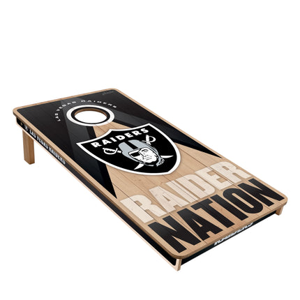 Las Vegas Raiders Cornhole Boards 2x4 Slogan Series