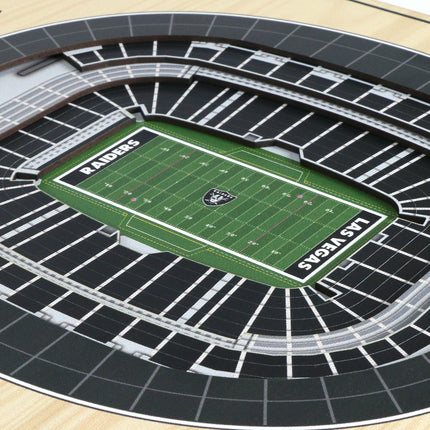 Las Vegas Raiders 5-Layer 3D StadiumView Wall Art