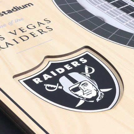 Las Vegas Raiders 5-Layer 3D StadiumView Wall Art