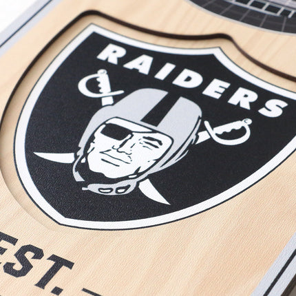 Las Vegas Raiders 3D Stadium 6x19 Banners