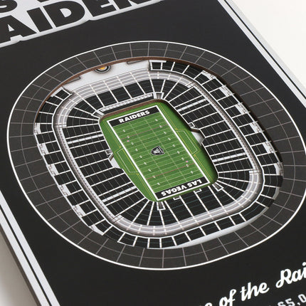 Las Vegas Raiders 8x32 3D Stadium Banner