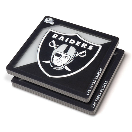 Las Vegas Raiders 3D Logo Series Coasters