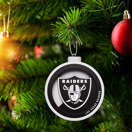 Las Vegas Raiders 3D Logo Series Ornament