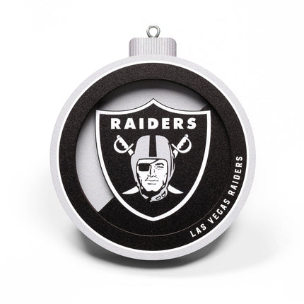 Las Vegas Raiders 3D Logo Series Ornament