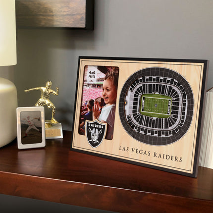 Las Vegas Raiders 3D StadiumView Picture Frame