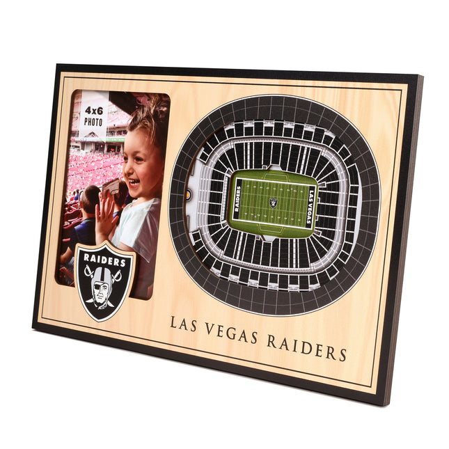 Las Vegas Raiders 3D StadiumView Picture Frame