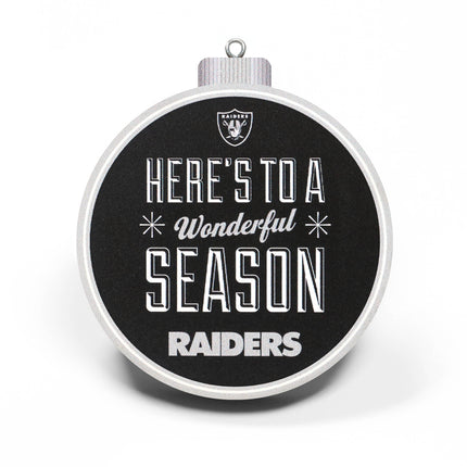 Las Vegas Raiders 3D StadiumView Ornaments