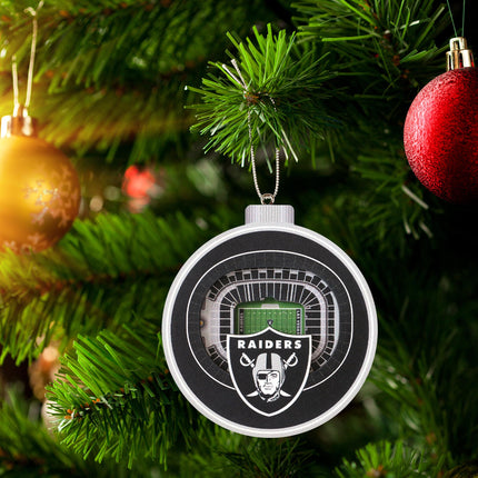 Las Vegas Raiders 3D StadiumView Ornaments