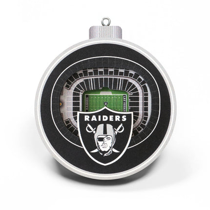 Las Vegas Raiders 3D StadiumView Ornaments