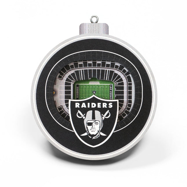 Las Vegas Raiders 3D StadiumView Ornaments
