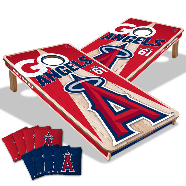 Los Angelos Angels Cornhole Boards 2x4