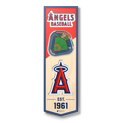 Los Angeles Angels 3D Stadium 6x19 Banners