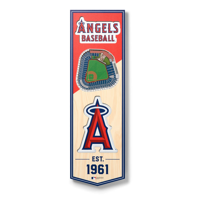 Los Angeles Angels 3D Stadium 6x19 Banners