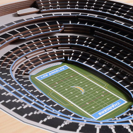 Los Angeles Chargers 25 Layer Stadium Art