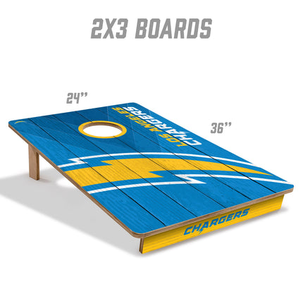 Los Angeles Chargers 2x3 Cornhole Boards