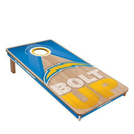 Los Angelos Chargers Cornhole Boards 2x4 Slogan Series (Copy)