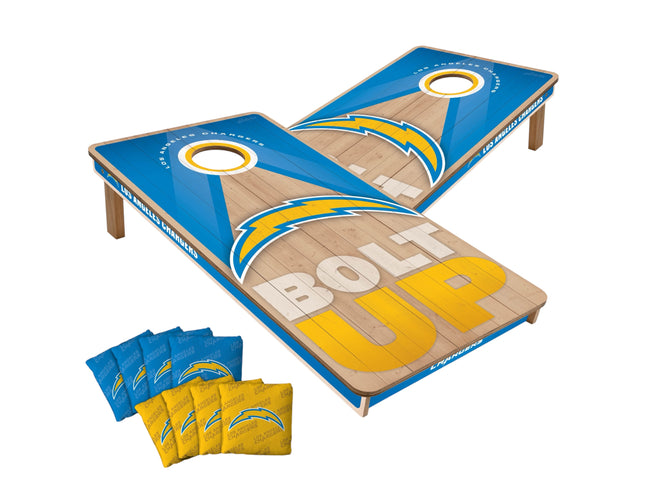 Los Angelos Chargers Cornhole Boards 2x4 Slogan Series (Copy)