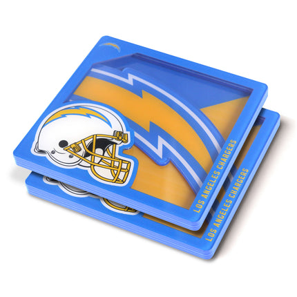 Los Angeles Chargers 3D Logo Series Coasters