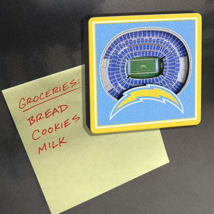 Los Angeles Chargers 3D StadiumView Magnets