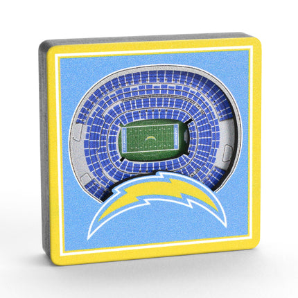 Los Angeles Chargers 3D StadiumView Magnets