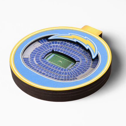 Los Angeles Chargers 3D StadiumView Ornaments