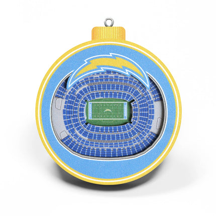 Los Angeles Chargers 3D StadiumView Ornaments