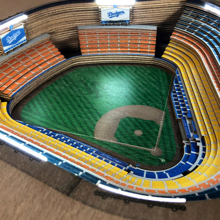 Los Angeles Dodgers 25-Layer StadiumView End Table