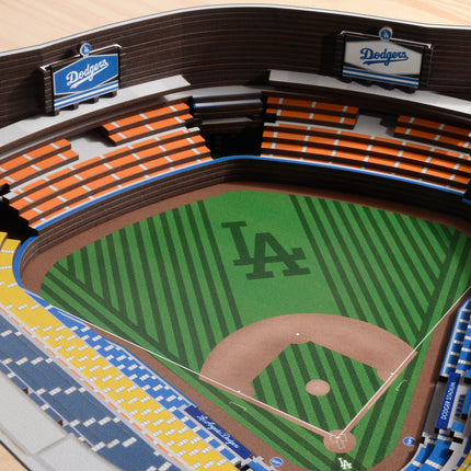 Los Angeles Dodgers 25 Layer Stadium Art