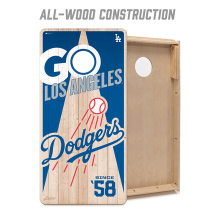 Los Angelos Dodgers Cornhole Boards 2x4