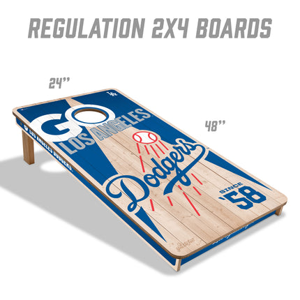 Los Angelos Dodgers Cornhole Boards 2x4