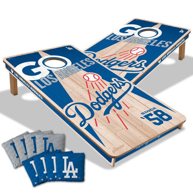 Los Angelos Dodgers Cornhole Boards 2x4