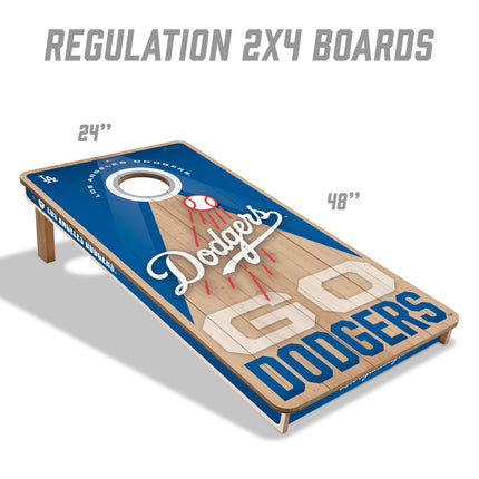 Los Angeles Dodgers 2x4 Slogan Series Cornhole Boards
