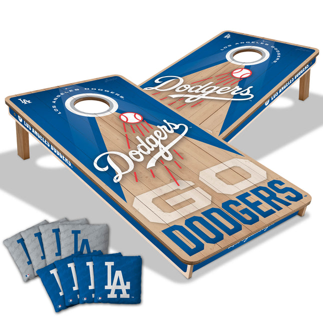 Los Angeles Dodgers 2x4 Slogan Series Cornhole Boards