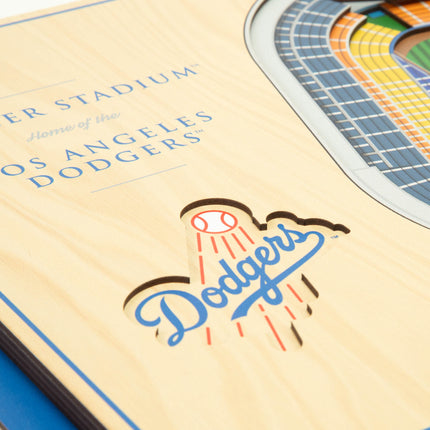 Los Angeles Dodgers 5-Layer 3D StadiumView Wall Art
