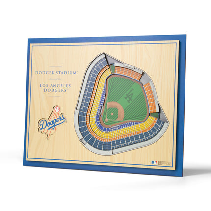 Los Angeles Dodgers 5-Layer 3D StadiumView Wall Art