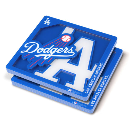 Los Angeles Dodgers 3D Logo Series Coasters