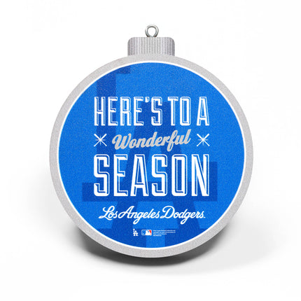 Los Angeles Dodgers 3D Logo Series Ornament