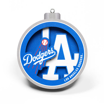 Los Angeles Dodgers 3D Logo Series Ornament